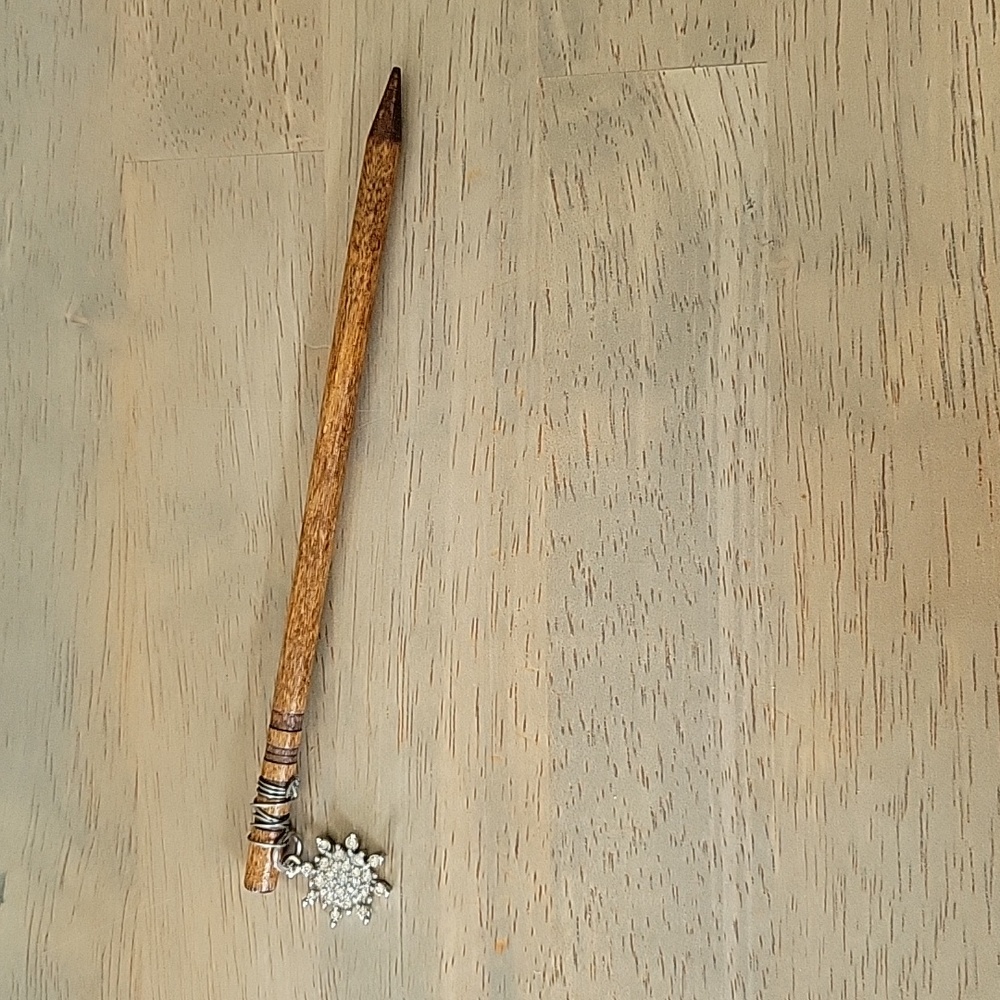 Vintage Inspired Wooden Hair Stick